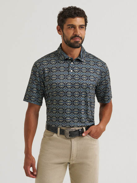 WRANGLER ATG X PERFORMANCE JET BLACK - MENS POLO  - 112382487