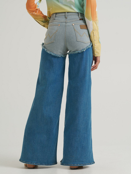 WRANGLER LAINEY WILSON CHAP WIDE LEG - LADIES JEANS  - 112382915