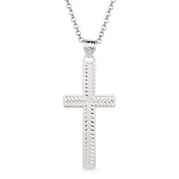 MONTANA SILVERSMITHS BRILLIANT BELIEF CROSS - ACCESSORIES JEWELRY NECKLACE - NC5890