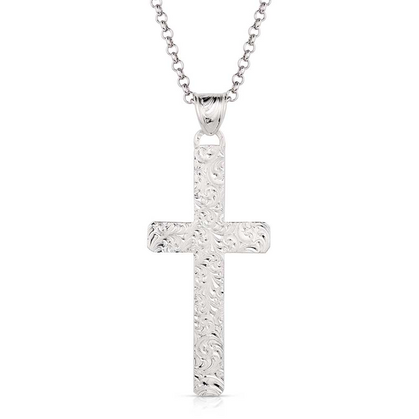 MONTANA SILVERSMITHS BRILLIANT BELIEF CROSS - ACCESSORIES JEWELRY NECKLACE - NC5890