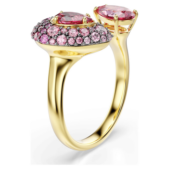 SWAROVSKI SUBLIMA COCKTAIL PEAR RED GOLD - ACCESSORIES JEWELRY RING - 575290
