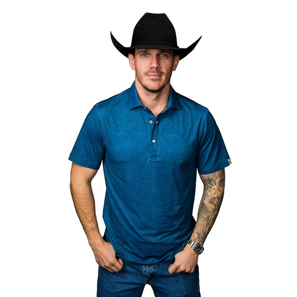 FERREL THE MICRO CARSON PEARL SNAP - MENS POLO  - FP1026121