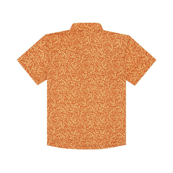 PONCHO  BURNT ORANGE PERFORMANCE NYLON - MENS SHIRT WESTERN SNAPS - THE OCCUPY LEFT FIELD