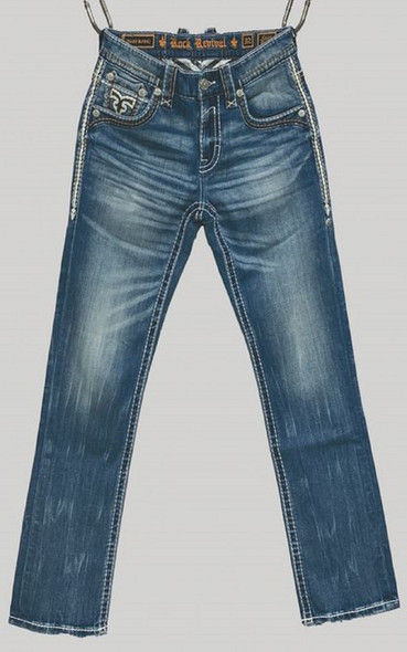 ROCK REVIVAL CALEB J200 STRAIGHT LEG - MENS JEANS  - RP5780J200R