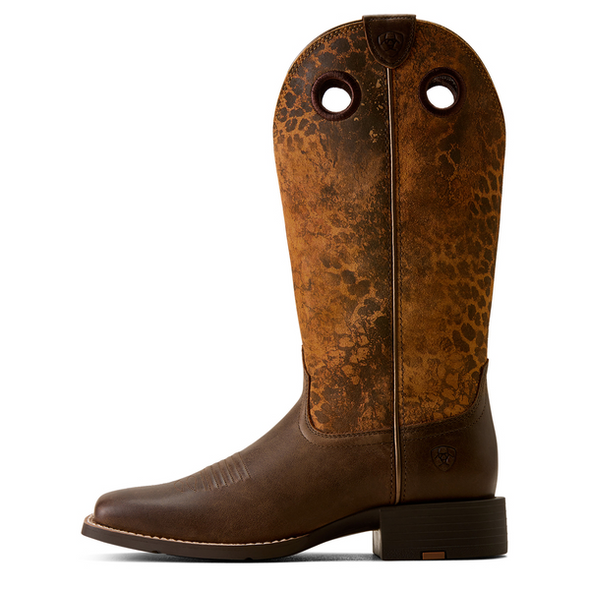 ARIAT ROUND UP RYDER BROWN LEOPARD - BOOT LADIES  - 10080351