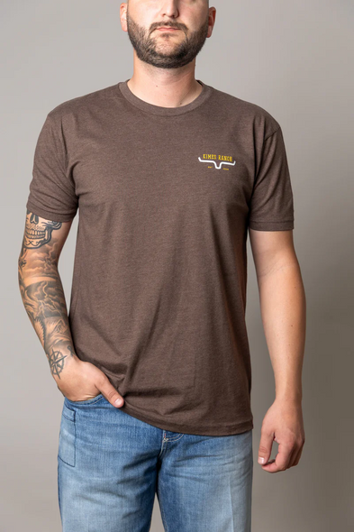 KIMES RANCH BAR DOORS ESPRESSO - MENS TEE  - MSH0000159