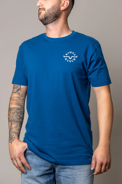 KIMES RANCH UNCOMPLICATED COOL BLUE - MENS TEE  - MSH0000197