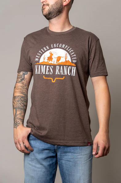 KIMES RANCH THE CHASE ESPRESSO - MENS TEE  - MSH0000223