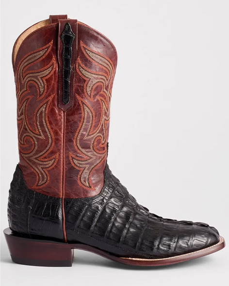 LUCCHESE HENDRIK BLACK CAIMAN - BOOT MENS WESTERN - M4356.W8S-1001