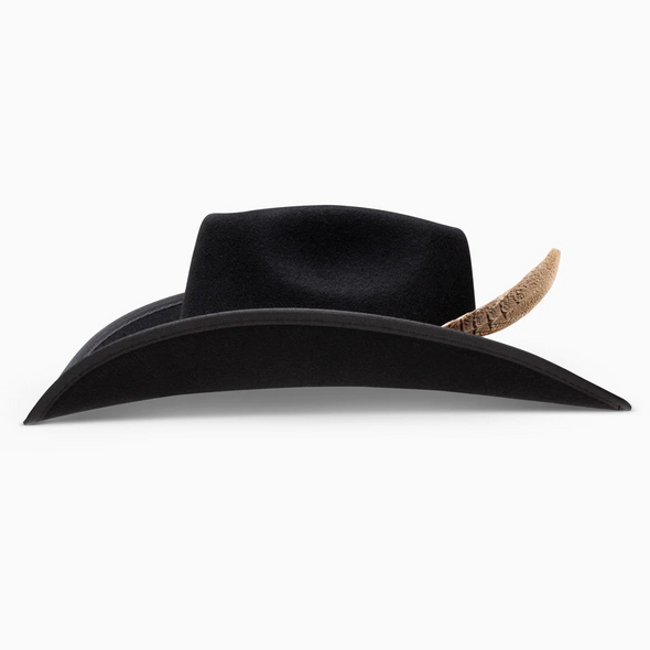 RESISTOL HOLT JR BLACK TUFF HEDEMAN - HAT STRAWS  - RWHLJRB794007AL
