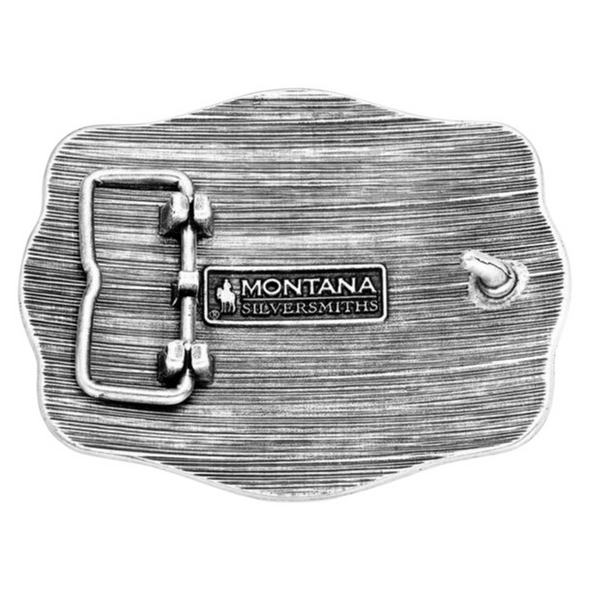 ATTITUDE BY MONTANA SILVERSMITHS ROUNDUP TEAM ROPER - ACC BUCKLE  - A1061P