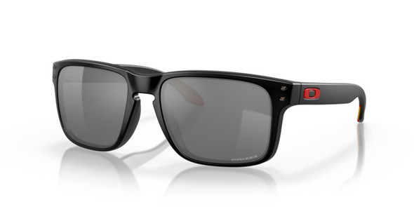 OAKLEY HOLBROOK MATTE BLACK RED TRIM - SUNGLASS OAKLEY  - OO9102-IO