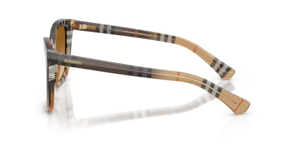 BURBERRY CHECK GRAD SAND BROWN - SUNGLASS BURBERRY  - 4487420213