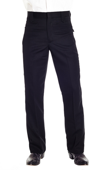 SIDRAN PLAIN WAIST SUIT PANT BLACK - MENS JEANS  - CP6729-41