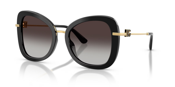 DOLCE & GABBANA LARGE BUTTERFLY BLACK/GREY - SUNGLASS DOLCE & GABBANA  - 4535501/8G