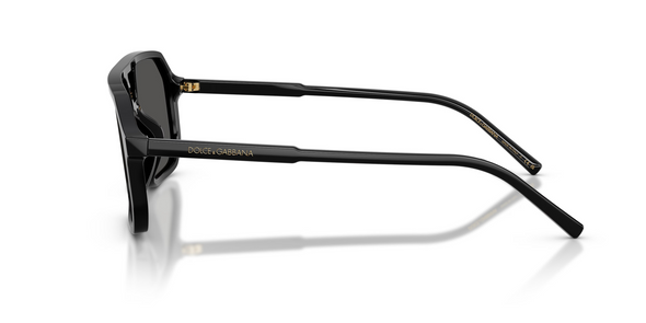 DOLCE & GABBANA PILOT BLACK DARK GREY - SUNGLASS DOLCE & GABBANA  - 4541501/87