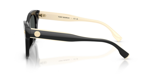 TORY BURCH SQUARE BLACK DARK GREY - SUNGLASS TORY BURCH  - 7225U198887