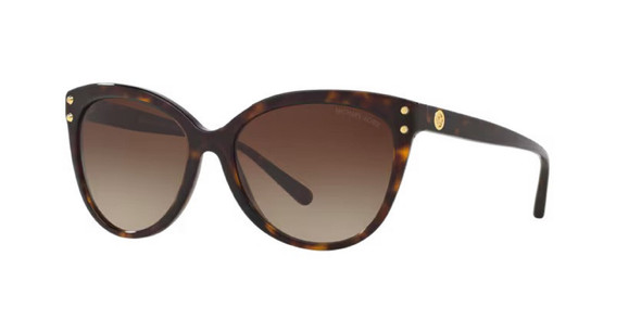 MICHAEL KORS JAN DARK TORTOISE W/ BROWN GRA - SUNGLASS MICHAEL KORS  - 2045300613