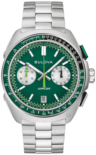 BULOVA RACER CHRONOGRAPH SS GREEN - ACCESSORIES WATCH BULOVA - 98B468