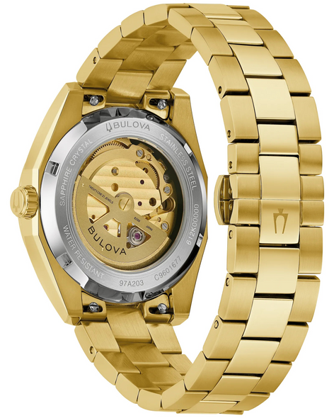 BULOVA SURVEYOR GOLD BLUE - ACCESSORIES WATCH BULOVA - 97A203