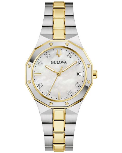 BULOVA PRESTIGE GOLD SILVER - ACCESSORIES WATCH BULOVA - 98P234