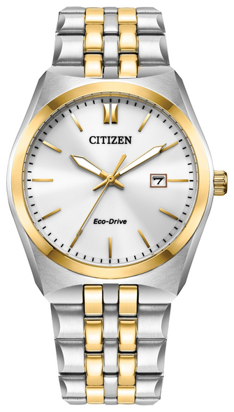 CITIZEN CORSO GOLD SILVER WHITE - ACCESSORIES WATCH CITIZEN - BM7334-58B