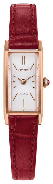 CITIZEN FIO ROSE GOLD RED LEATHER - ACCESSORIES WATCH CITIZEN - EG7123-01A