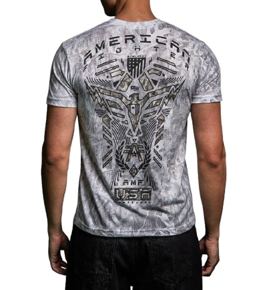 AMERICAN FIGHTER CARDIN TREE LEAVE GHOST - MENS SHIRT  - FM16496