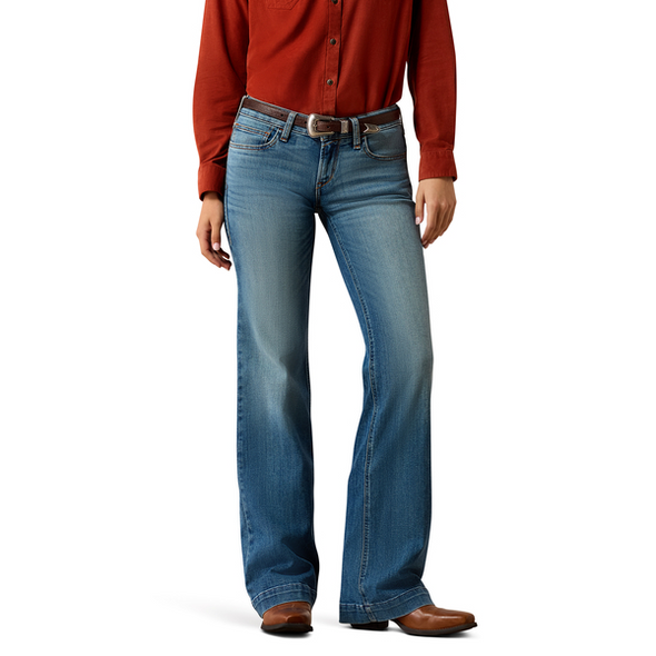 ARIAT MID RISE FABIANA TROUSER - LADIES JEANS  - 10079133
