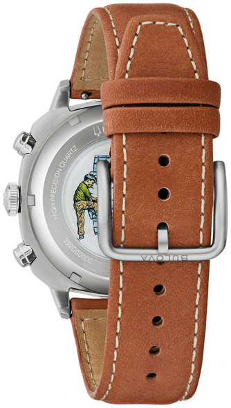 BULOVA MILIITARY LEATHER GREEN - ACCESSORIES WATCH BULOVA - 96B482
