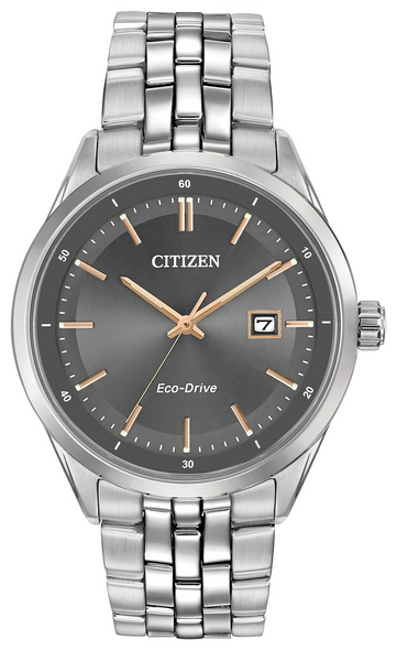 CITIZEN ADDYSEN SILVER GREY CHARCOAL - ACCESSORIES WATCH CITIZEN - BM7251-53H