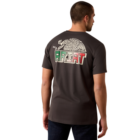 ARIAT BUENOS DIAS BLACK - MENS TEE  - 10079383