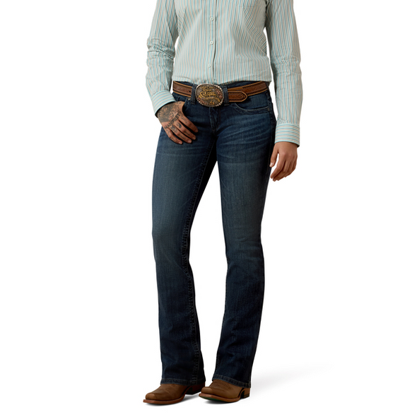 ARIAT MID RISE LUISA BOOT CUT - LADIES JEANS  - 10078928