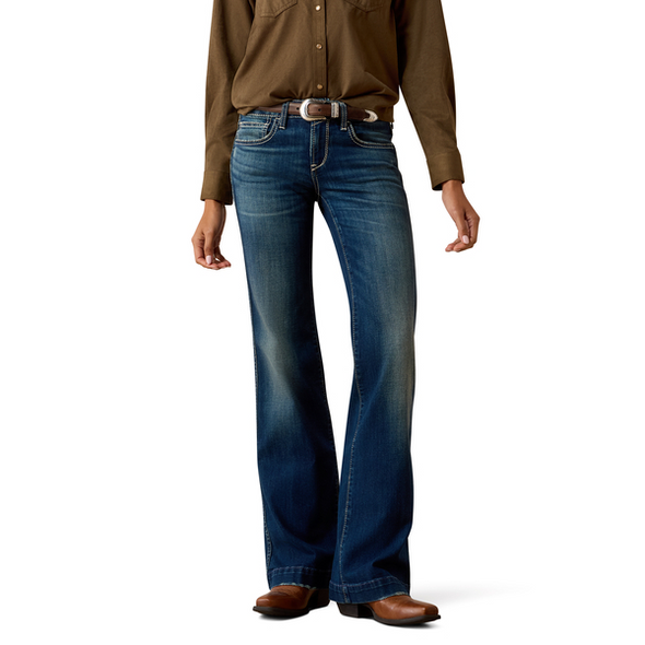 ARIAT PERFECT RISE KACY TROUSER - LADIES JEANS  - 10078947