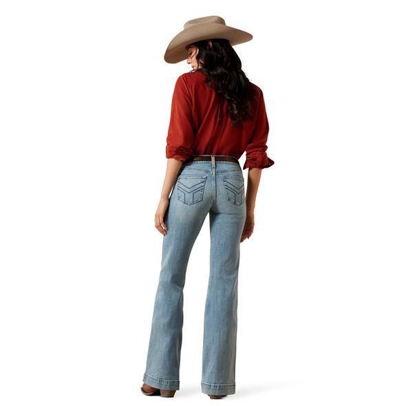 ARIAT PERFECT RISE LANEY SLIM TROUSE - LADIES JEANS  - 10078966