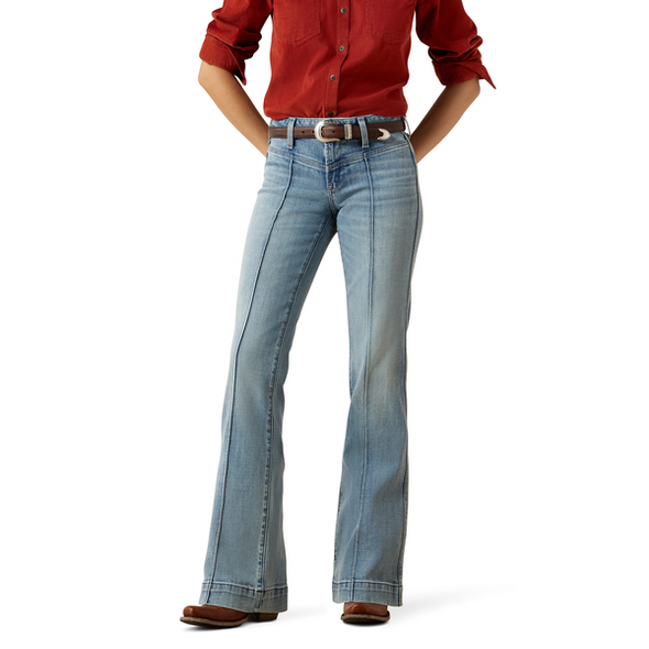 ARIAT PERFECT RISE LANEY SLIM TROUSE - LADIES JEANS  - 10078966