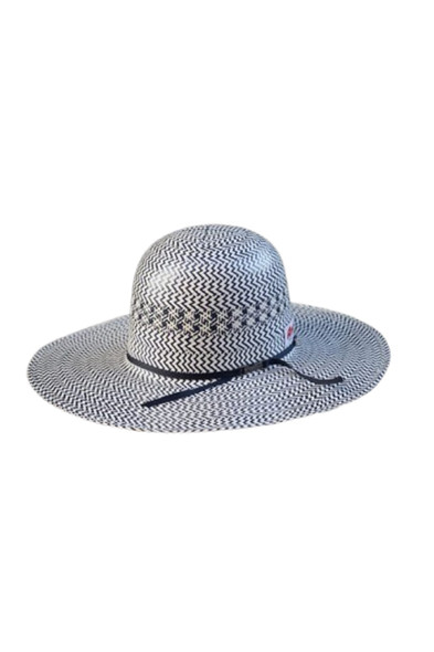 AMERICAN HAT COMPANY NAVY OPEN CROWN 41/4" BRIM - HAT STRAWS  - 2020S