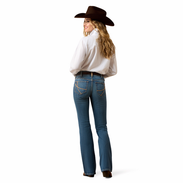 ARIAT PERFECT RISE MAGGIE BOOT CUT - LADIES JEANS  - 10079031