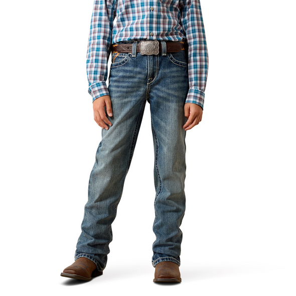 ARIAT B4 RELAXED JONATHAN BOOT CUT - KIDS BOYS JEANS - 10079866