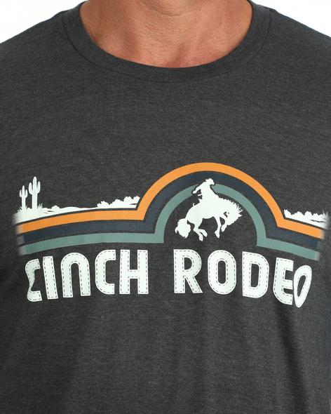 CINCH CINCH RODEO HEATHER GREY - MENS TEE  - MTT1690738