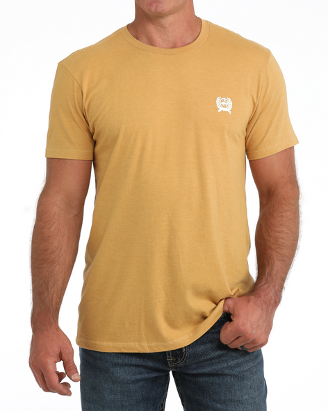 CINCH COWBOY & COUNTRY YELLOW - MENS TEE  - MTT1690739