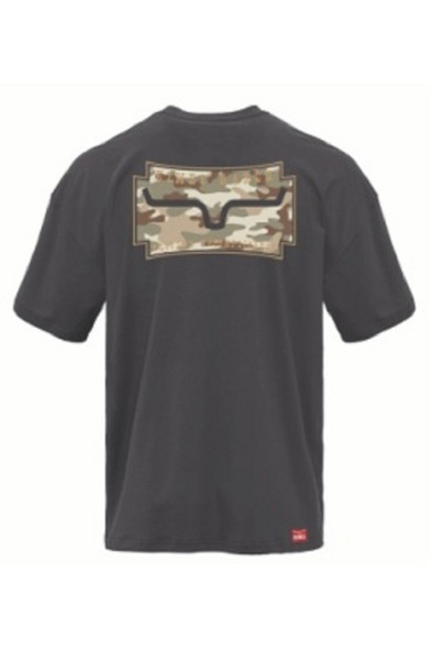 KIMES RANCH CAMO CREST GRAPHITE BLACK - MENS TEE  - MSH0000248-BK002