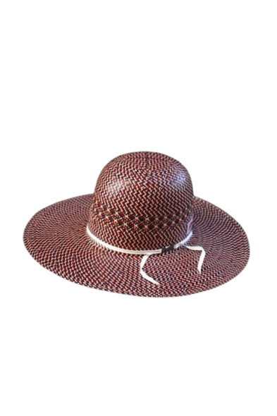 AMERICAN HAT COMPANY RED WHT & BLUE OPEN CROWN 41/4 - HAT STRAWS  - 2030S