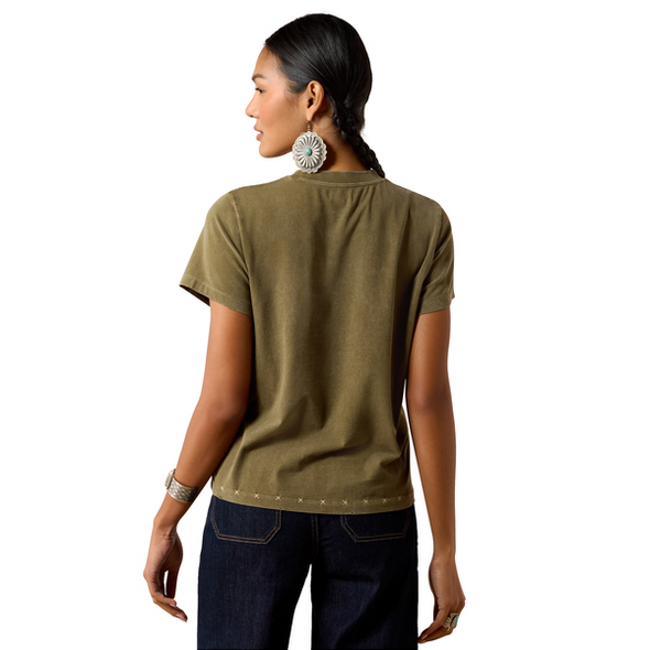 ARIAT ROPING IVY GREEN - LADIES SHIRT  - 10079327