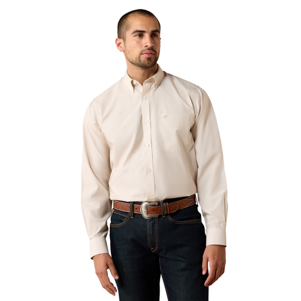 ARIAT WF PINPOINT SAVANNAH TAN - MENS SHIRT  - 10079436