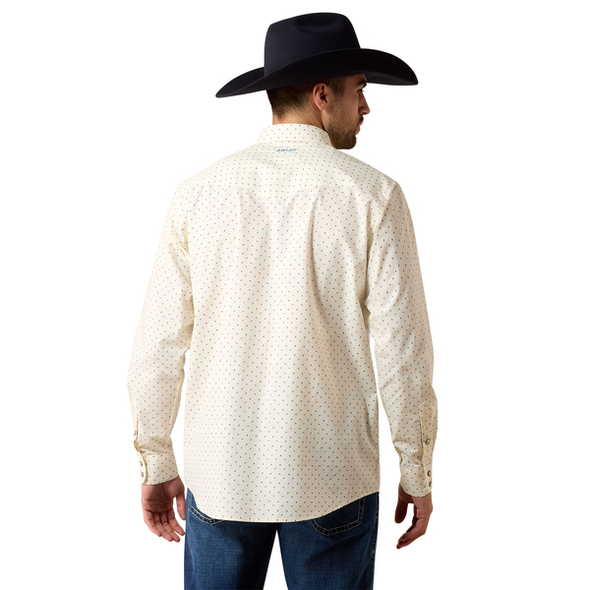 ARIAT CHESTER ARTIC WOLF SNAP PRINT - MENS SHIRT  - 10079544