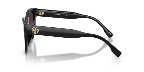 TORY BURCH MILLER ROUND BLACK/GREY - SUNGLASS TORY BURCH  - 7236U17098G