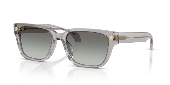 VERSACE MEDUSA TRANSPARENT GREY SQUARE - SUNGLASS VERSACE  - 4513D593/11