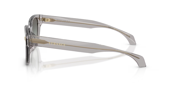 VERSACE MEDUSA TRANSPARENT GREY SQUARE - SUNGLASS VERSACE  - 4513D593/11