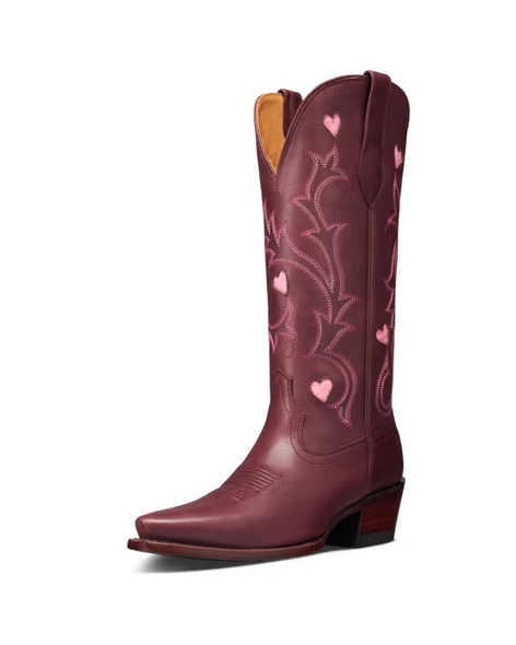 TECOVAS THE ANNIE HEARTS WINE - BOOT LADIES  - W21111WIN